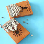 Kalimba portable à 17 tons, Acajou - Cerf classique, Bambou - Cerf classique, Acajou - Dieu soleil, Acajou - Étoile à six branches, Acajou - Bleu (Cerf classique), Épicéa - Cerf classique, Blanc - Cerf, Acacia - Cerf classique, Sapelli - Cerf classique...