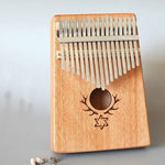 Kalimba portable à 17 tons, Acajou - Cerf classique, Bambou - Cerf classique, Acajou - Dieu soleil, Acajou - Étoile à six branches, Acajou - Bleu (Cerf classique), Épicéa - Cerf classique, Blanc - Cerf, Acacia - Cerf classique, Sapelli - Cerf classique...