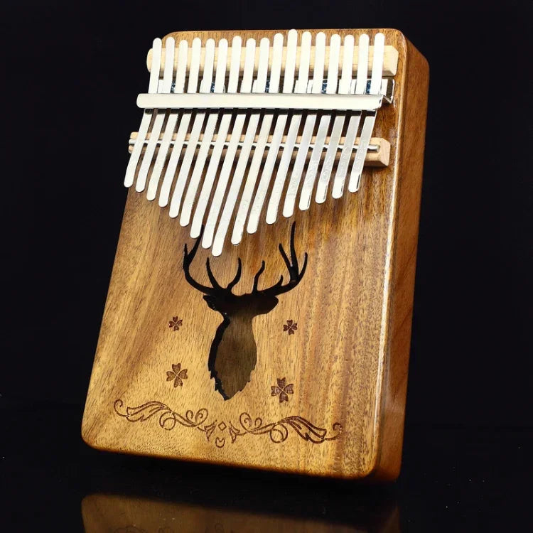 Kalimba portable à 17 tons, Acajou - Cerf classique, Bambou - Cerf classique, Acajou - Dieu soleil, Acajou - Étoile à six branches, Acajou - Bleu (Cerf classique), Épicéa - Cerf classique, Blanc - Cerf, Acacia - Cerf classique, Sapelli - Cerf classique...