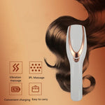 Peigne de massage électrique, Masseur de tête, Anti-chute, Soin du cuir chevelu, Vibration, Lumière colorée, Peigne