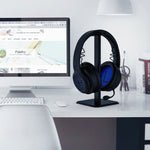 Support Casque Internet Café Présentoir Casque, Blanc, Noir