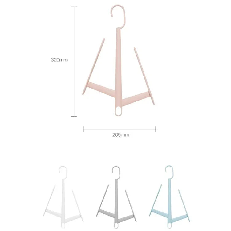 Porte-vêtements Extérieur Multifonctionnel Anti-vent Balcon Porte-chaussures Couleur Aléatoire