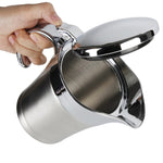 Tasse à sauce en acier inoxydable 304, pot à sauce à steak, bouteille à sauce tomate, pot à assaisonnement à double isolation, capacité : 450 ml, tasse à sauce en acier inoxydable