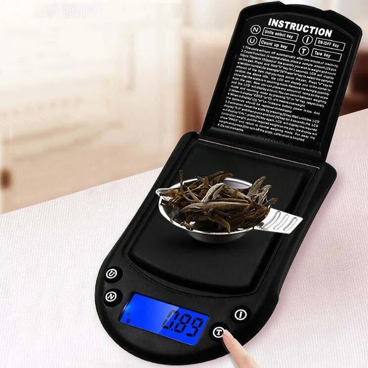 Balance de précision de poche pour bijoux en or et argent, Spécification : 200g/0,01g, 200g/0,01g : Sans pile