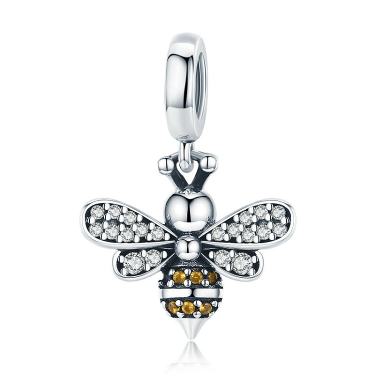 Breloque abeille en argent sterling S925 pour bracelet de perles DIY, SCC821