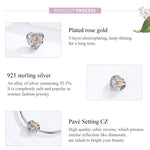 Accessoires de bracelet DIY en argent sterling 925 en forme de cœur, perles et trèfle à quatre feuilles creux, SCC1248