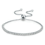 Bracelet en argent sterling S925 réglable pour femme, SCB029