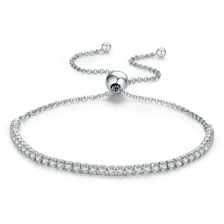 Bracelet en argent sterling S925 réglable pour femme, SCB029