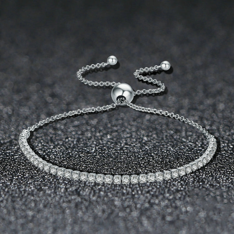 Bracelet en argent sterling S925 réglable pour femme, SCB029