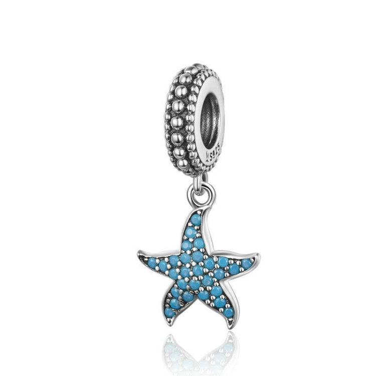Pendentif étoile de mer en argent sterling 925, breloque pour bracelet DIY femme, accessoires SCC1210