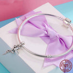 Pendentif breloque fée fleur en argent sterling 925, accessoires pour colliers et bracelets DIY pour femmes, SCC359