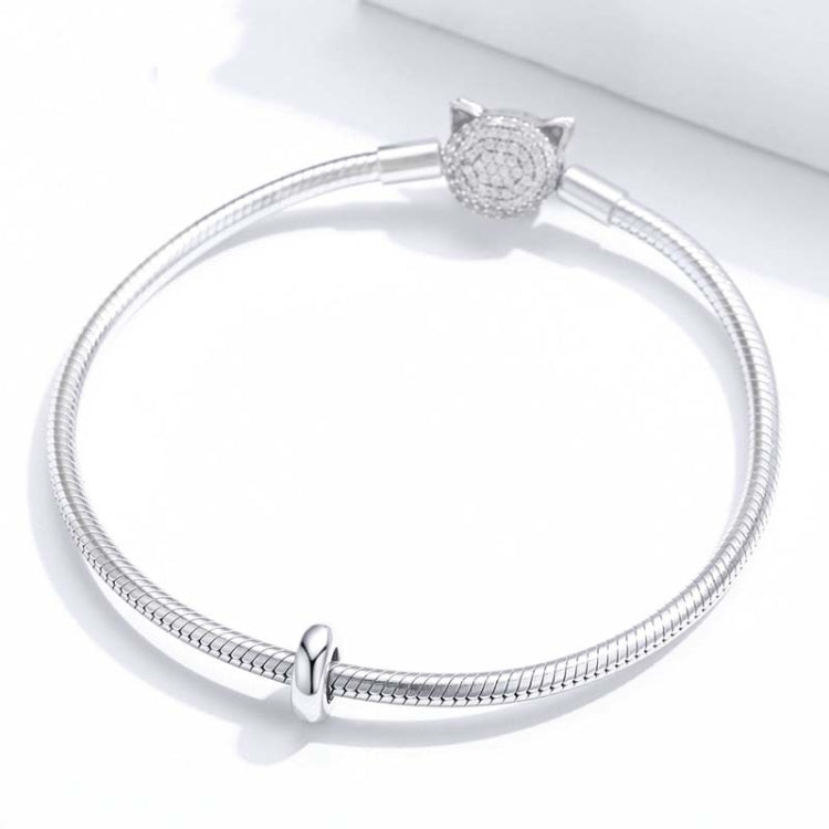 Accessoires de bijoux pour bracelet simple en argent sterling 925 avec perles à faire soi-même, SCC1450