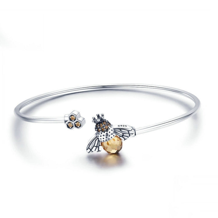 Bee Story Bracelet en argent sterling 925 pour femme, bracelet diamant personnalisé, SCB104