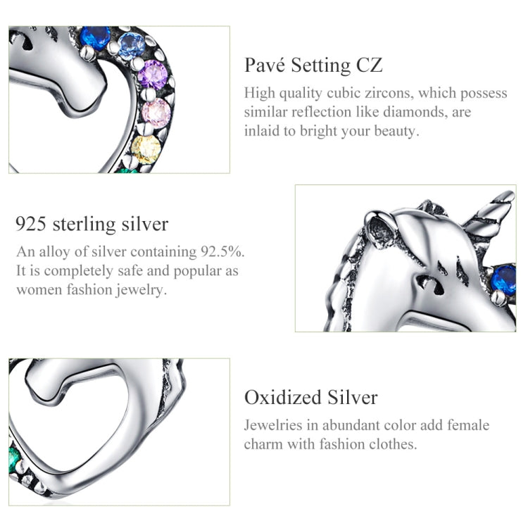 Boucles d'oreilles clous en argent Boucles d'oreilles en argent Zircon coloré Boucles d'oreilles clous en argent, SCE611