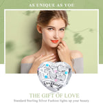 Accessoires de bracelet DIY en argent sterling 925 avec perles cœur d'amour, SCC1152