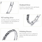 Bague en argent sterling à motif vintage, bague à motif tendance en argent 925, taille US 6, taille US 7, taille US 8, taille US 9