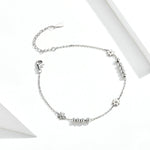 Bracelet Marguerite en Argent Sterling S925, Bracelet en forme de plante, SCB146