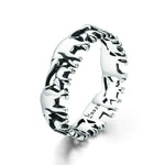 Bague en argent sterling S925, motif éléphant vintage incrusté, tailles US 6, US 7, US 8, US 9
