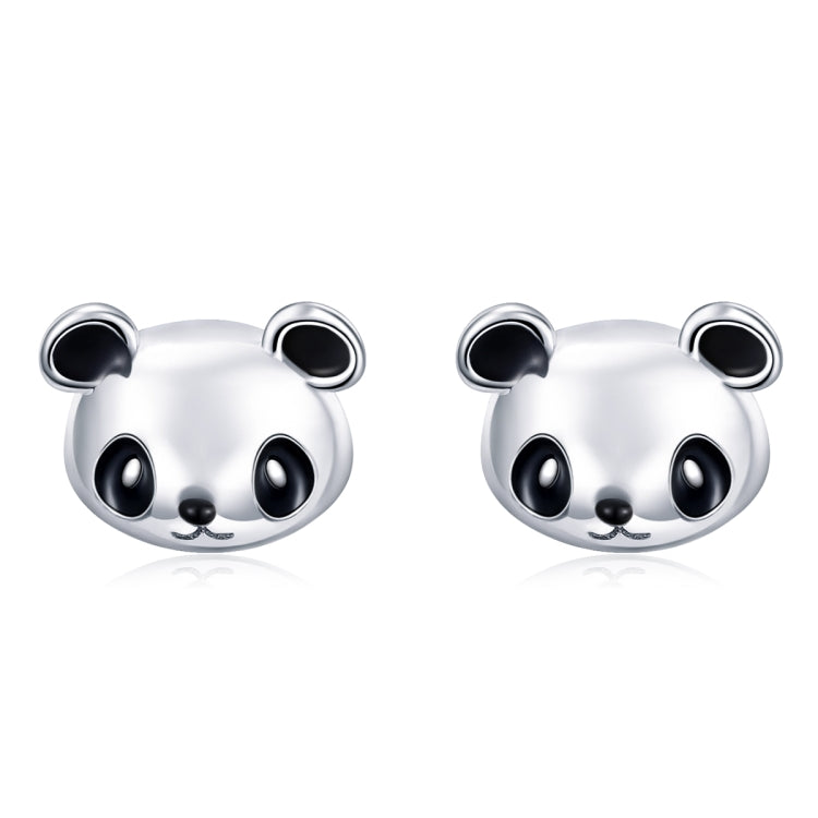 Boucles d'oreilles Panda en argent sterling S925, boucles d'oreilles pour femme, SCE386