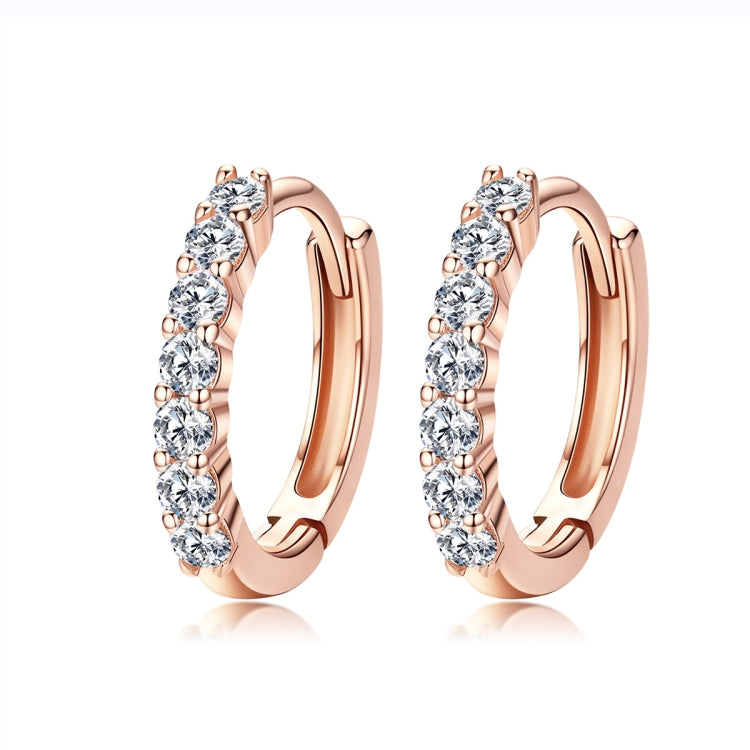 Boucles d'oreilles en argent sterling S925, incrustées de zircon
