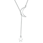 Collier Étoiles Lune en Argent Sterling S925, SCN108
