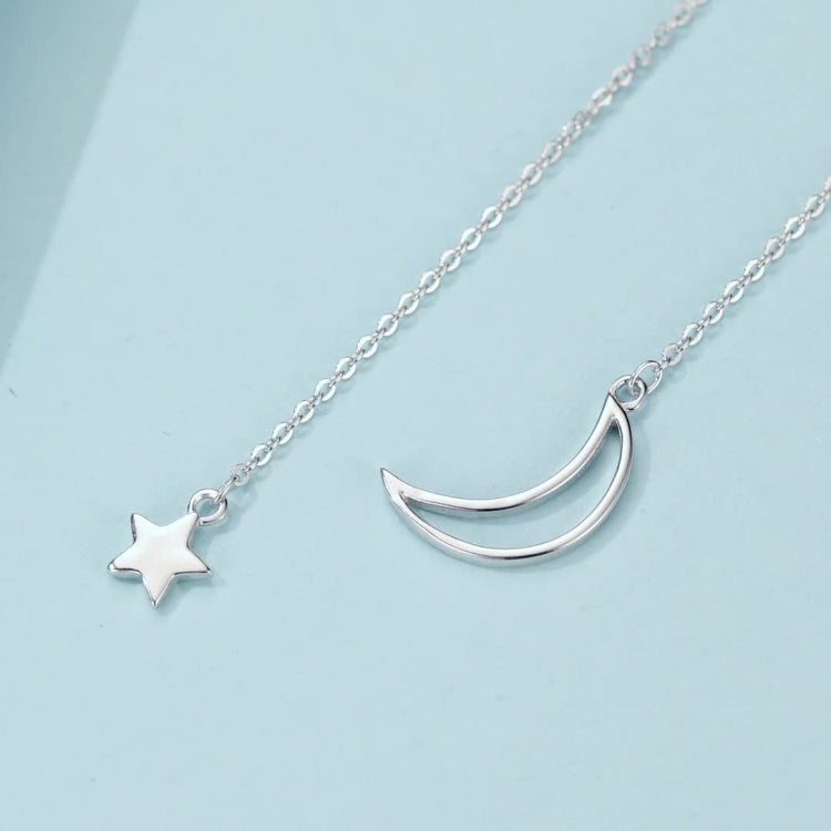 Collier Étoiles Lune en Argent Sterling S925, SCN108