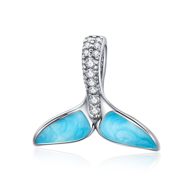 Collier pendentif queue de poisson océan en argent sterling S925 Accessoires de bricolage, SCC1067