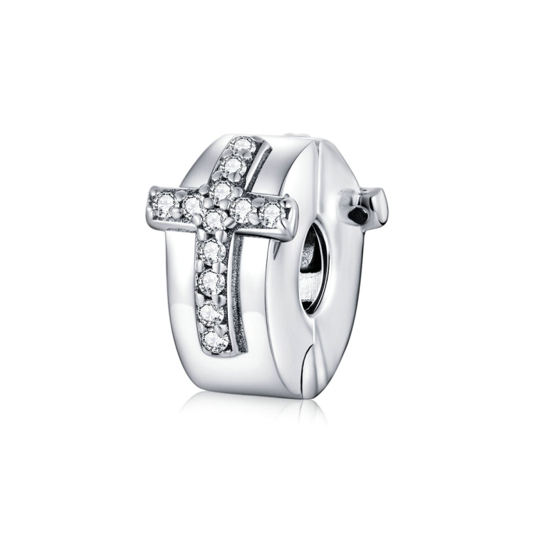 Accessoires perlés DIY en argent sterling S925, croix de positionnement, perles en argent