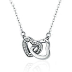 Collier femme en argent sterling S925 « Love », SCN181, SCN181 (Or)