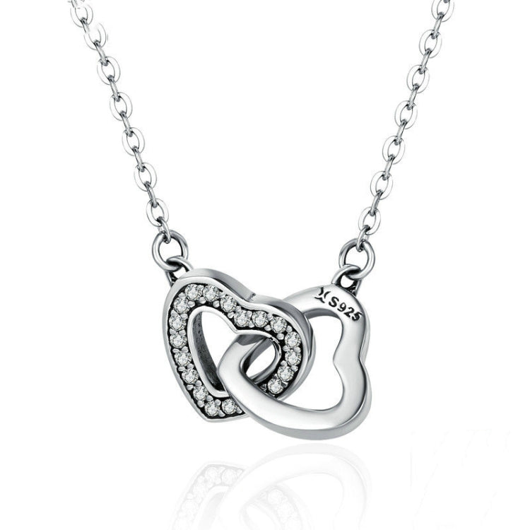 Collier femme en argent sterling S925 « Love », SCN181, SCN181 (Or)