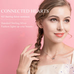 Collier femme en argent sterling S925 « Love », SCN181, SCN181 (Or)