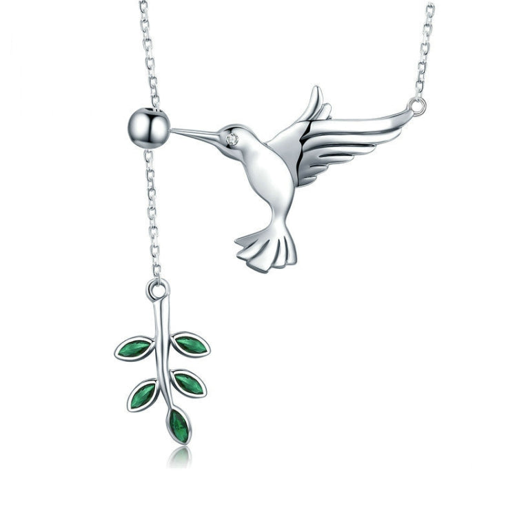 Collier Colibri en Argent Sterling 925 et Zirconium, SCN217