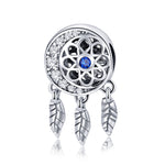 Accessoires de perles à motif creux en argent sterling S925, accessoires de bracelet de perles DIY, SCC718