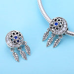 Accessoires de perles à motif creux en argent sterling S925, accessoires de bracelet de perles DIY, SCC718