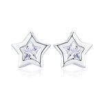 Boucles d'oreilles étoiles à faire soi-même en argent sterling 925, SCE437
