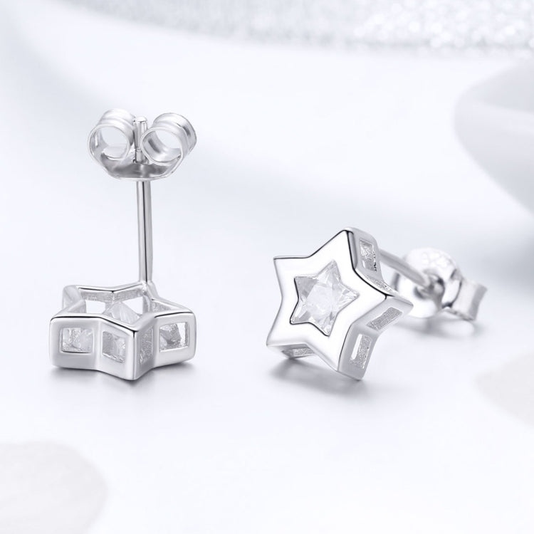 Boucles d'oreilles étoiles à faire soi-même en argent sterling 925, SCE437