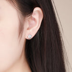Boucles d'oreilles étoiles à faire soi-même en argent sterling 925, SCE437