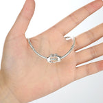 Breloque Coeur-à-cœur Mains Jointes pour Bracelet DIY, en Argent Sterling S925, SCC125