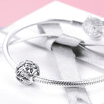 Accessoires de Perles de Bracelet Collier Bricolage Creux Perlé en Argent Sterling S925 Plage