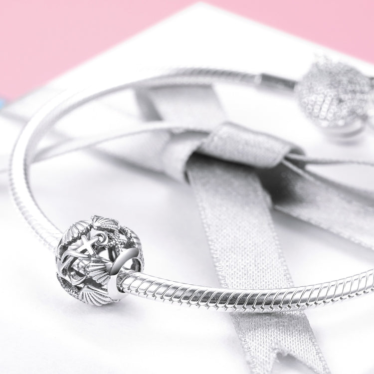 Accessoires de Perles de Bracelet Collier Bricolage Creux Perlé en Argent Sterling S925 Plage