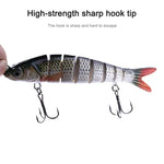 Leurre dur bionique en plastique Luya Knotty Fish pour pêche en mer, JM034-1, JM034-2, JM034-3, JM034-4, JM034-5, 3 PCS, 5 PCS, JM034-6, JM034-7, JM034-8, JM034-9, JM034-10