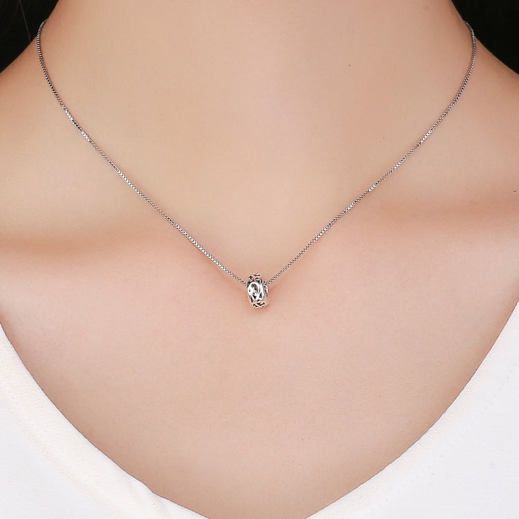 Perles Cœur en Argent Sterling S925, Motif Herbe Bouclée Vintage, SCC716
