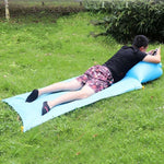 Coussin d'air imperméable d'extérieur, tapis de pique-nique portable, tapis de sol pour sable, plage, herbe, simple, double, pour quatre personnes