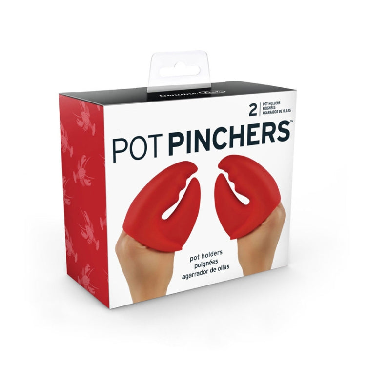 Une paire de pinces à homard Gants isolants thermiques Gants de cuisine résistants aux hautes températures en silicone anti-brûlure, gants isolants