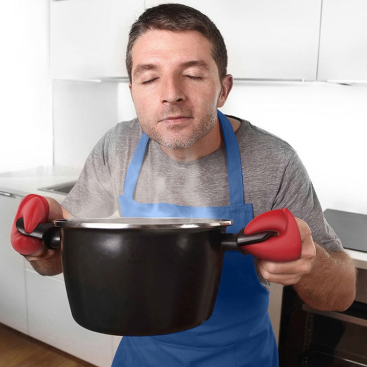 Une paire de pinces à homard Gants isolants thermiques Gants de cuisine résistants aux hautes températures en silicone anti-brûlure, gants isolants