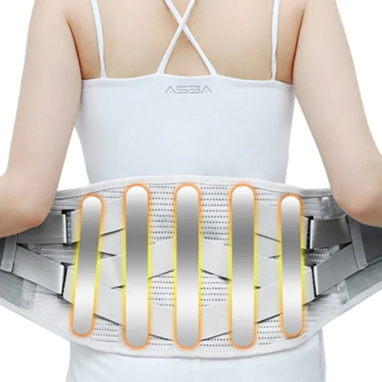Orthèse lombaire médicale respirante et chaude avec support en plaques d'acier, S, M, L, XL, XXL