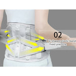 Orthèse lombaire médicale respirante et chaude avec support en plaques d'acier, S, M, L, XL, XXL