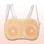 Poitrine artificielle de travesti prothèse mammaire conjointe en silicone, seins circulaires, 500g, 600g, 800g, 1000g, 1300g, 1500g, 1800g, 2000g