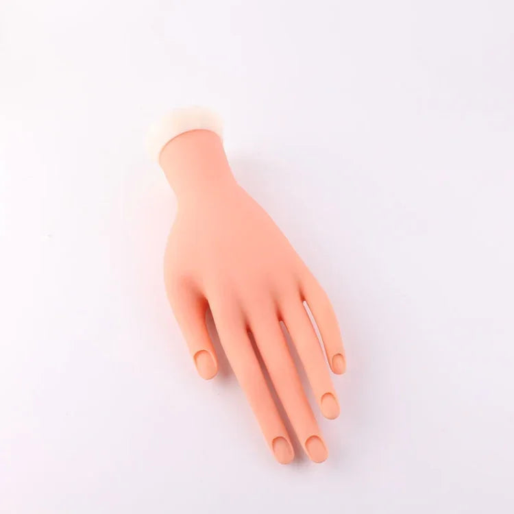 Modèle de main d'entraînement pour manucure, modèle de main simulée pour affichage, positionnable, non pliable