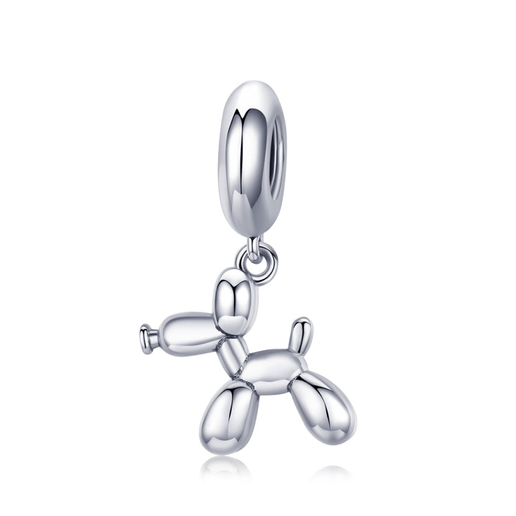 Breloque Chien Ballon Mignon en Argent Sterling S925, pour Bracelet DIY, Perle